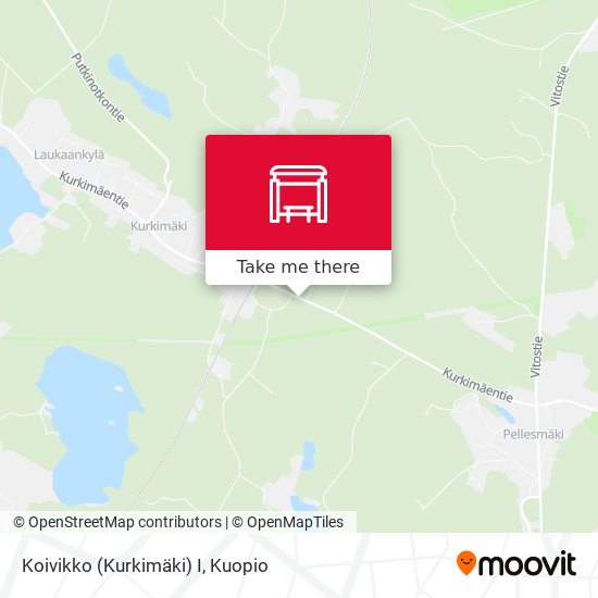 Koivikko (Kurkimäki) I map
