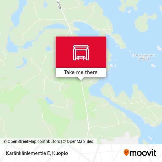 Käränkäniementie E map