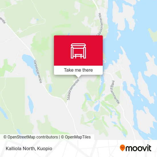 Kalliola North map