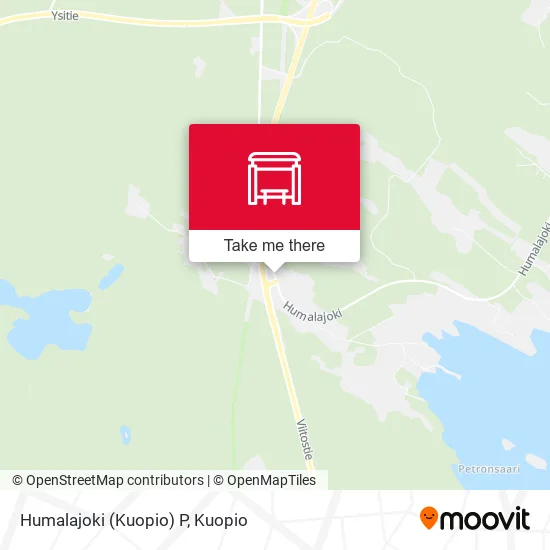Humalajoki (Kuopio) P map