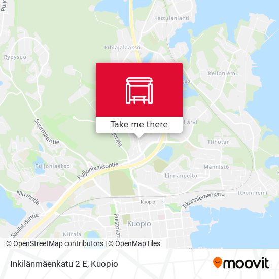 Inkilänmäenkatu 2 E map