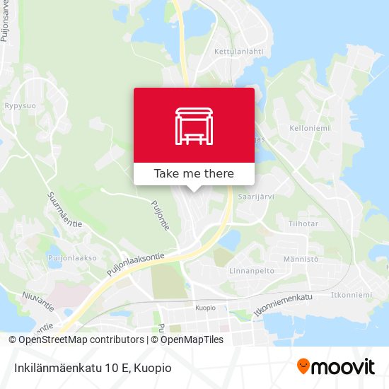 Inkilänmäenkatu 10 E map