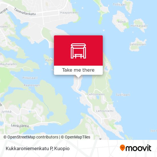 Kukkaroniemenkatu P map