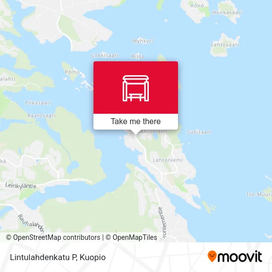 Lintulahdenkatu P map