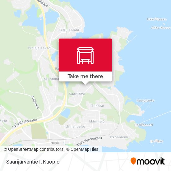 Saarijärventie I map