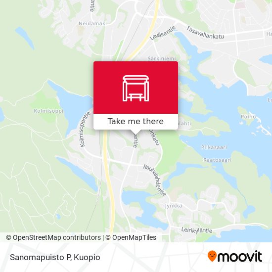 Sanomapuisto P map