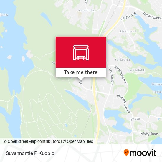 How to get to Suvannontie P in Kuopio by Bus?