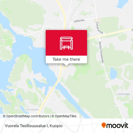 Vuorela Teollisuusalue I map