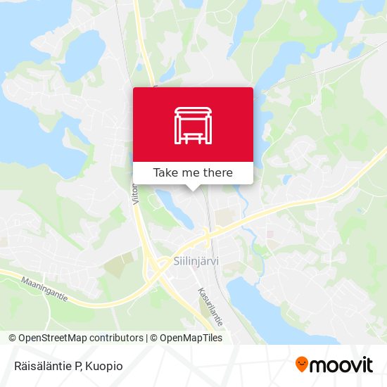 Räisäläntie P map