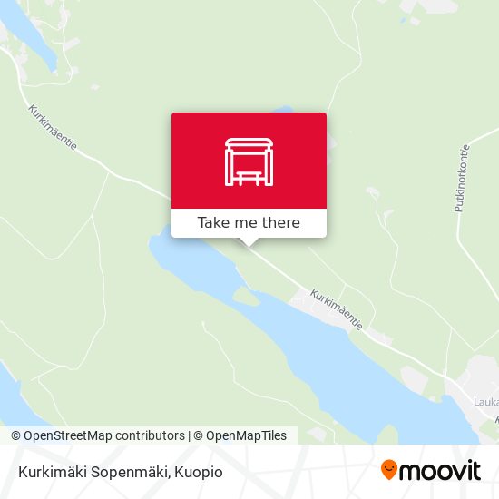 Kurkimäki Sopenmäki map