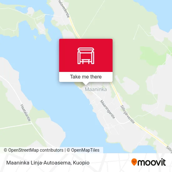 Maaninka Linja-Autoasema map