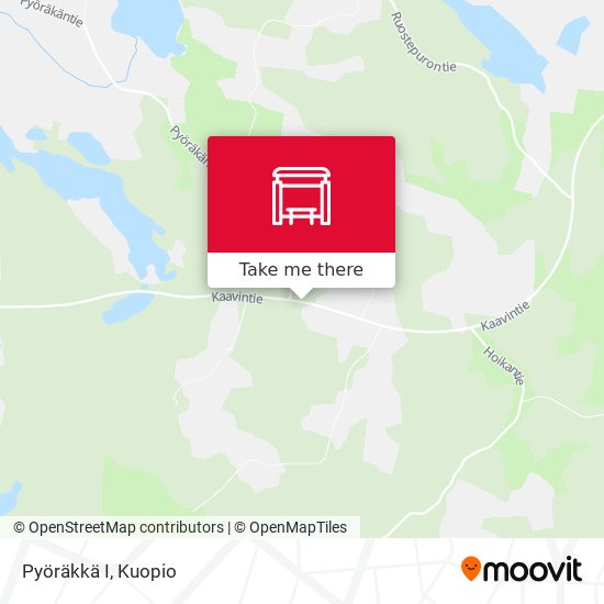 Pyöräkkä  I map
