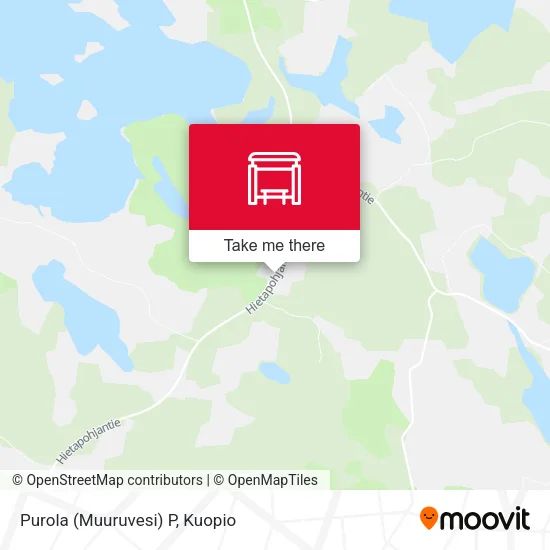 Purola (Muuruvesi)  P map
