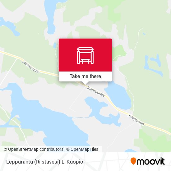 Leppäranta (Riistavesi)  L map