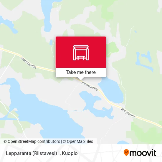 Leppäranta (Riistavesi)  I map