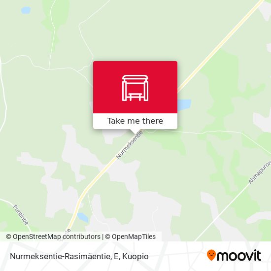 Nurmeksentie-Rasimäentie, E map