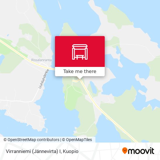 Virranniemi (Jännevirta) I map