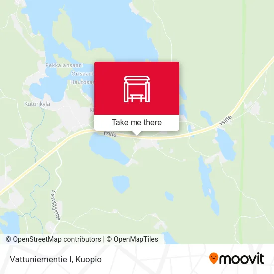 Vattuniementie I map