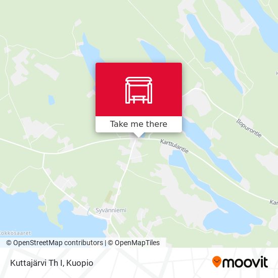 Kuttajärvi Th I map