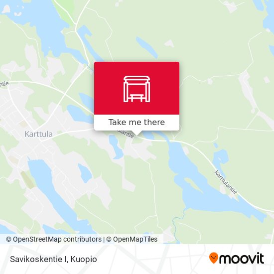 Savikoskentie I map