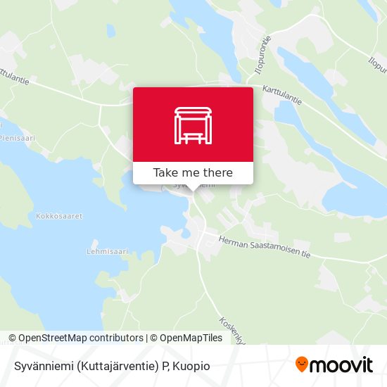 Syvänniemi (Kuttajärventie) P map