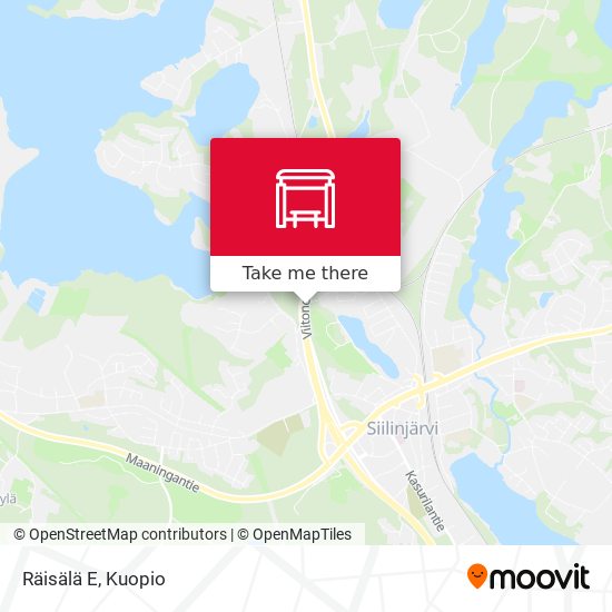 Räisälä E map