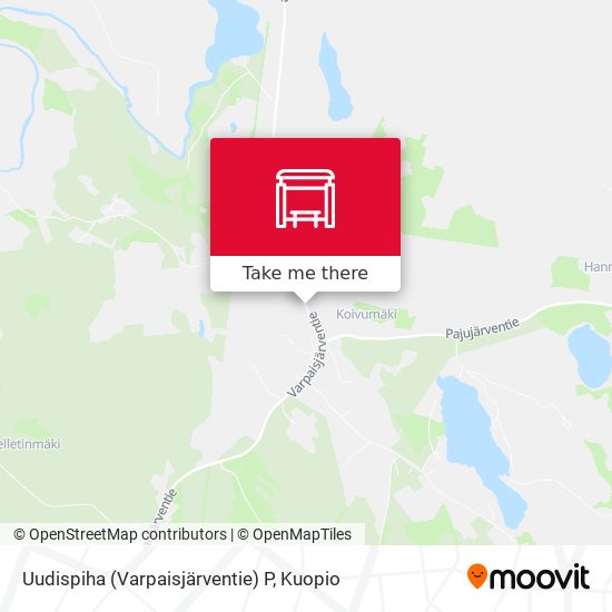 Uudispiha (Varpaisjärventie) P map