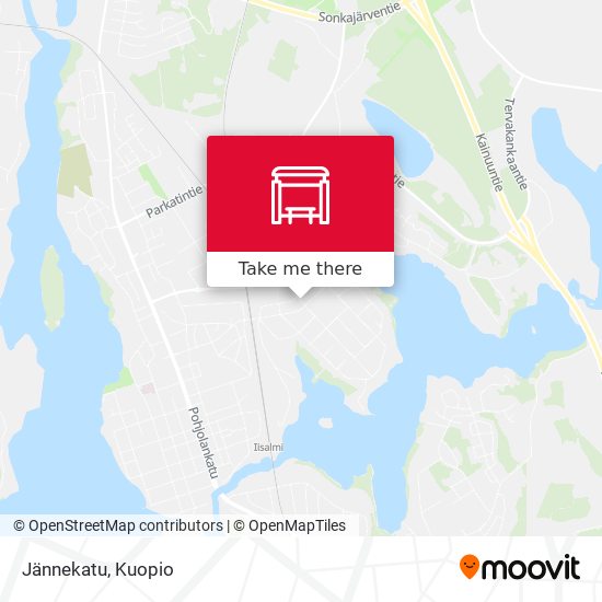 Jännekatu map