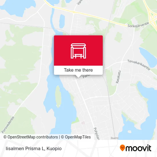 Iisalmi Prisma West map