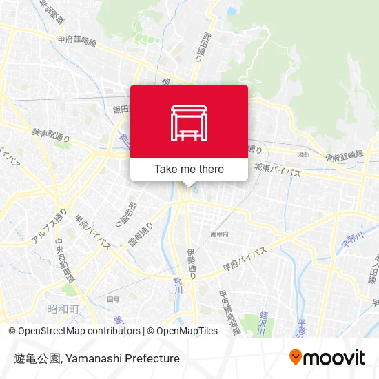 遊亀公園 map