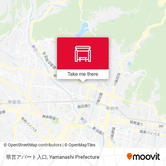 県営アパート入口 map