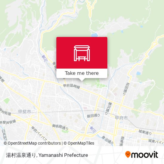 湯村温泉通り map