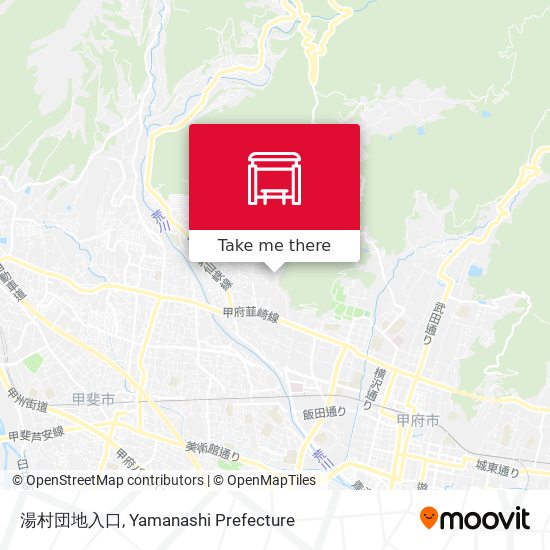 湯村団地入口 map