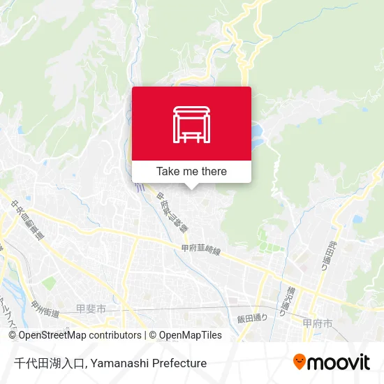 千代田湖入口 map