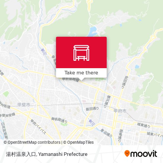 湯村温泉入口 map