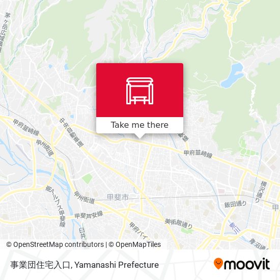 事業団住宅入口 map