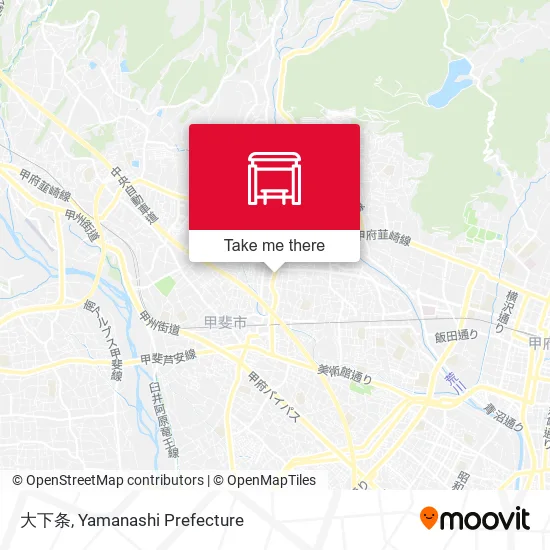 大下条 map