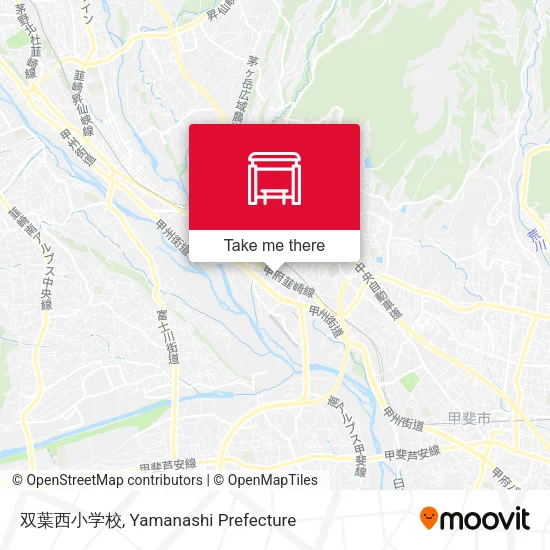 双葉西小学校 map