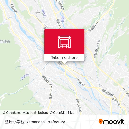 韮崎小学校 map