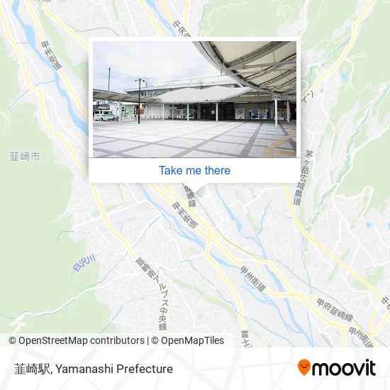韮崎駅 map