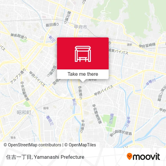 住吉一丁目 map