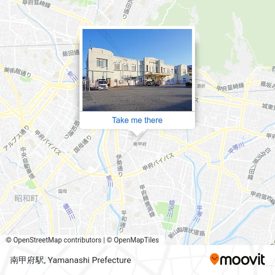 南甲府駅 map