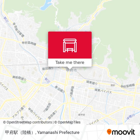 甲府駅（陸橋） map