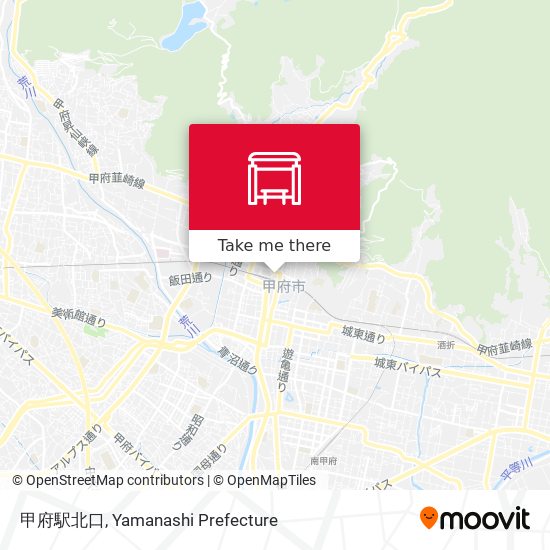 甲府駅北口 map