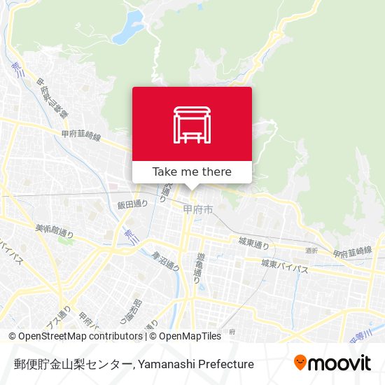 郵便貯金山梨センター map