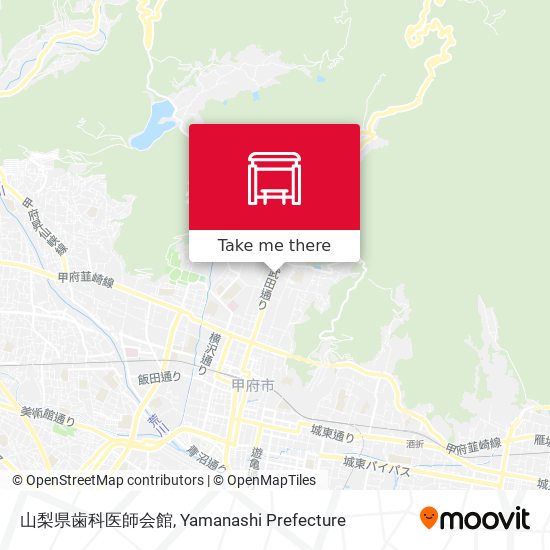 山梨県歯科医師会館 map