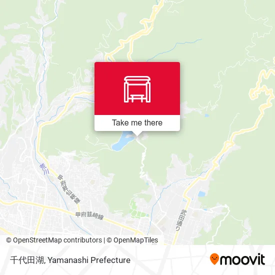 千代田湖 map