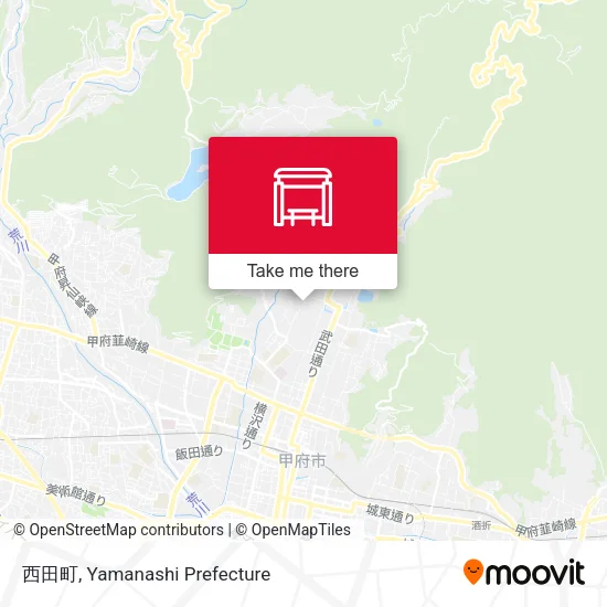 西田町 map