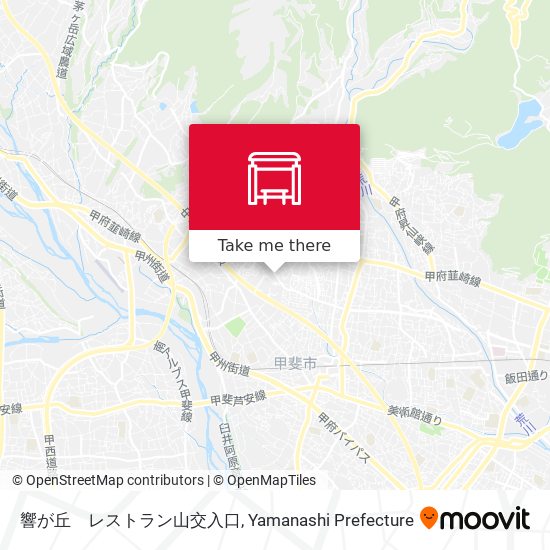 響が丘　レストラン山交入口 map