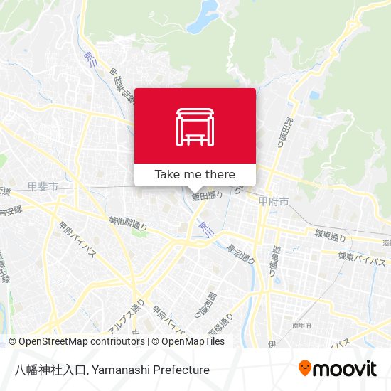 八幡神社入口 map